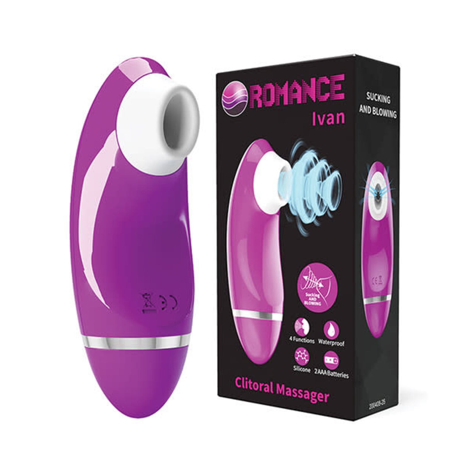 Pretty Love Pretty Love Romance Ivan Sucking Clitoral Massager - Fuchsia