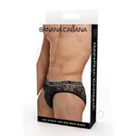 Boyztown Collective Banana Cabana Lace Nights Low Rise Brief - Black