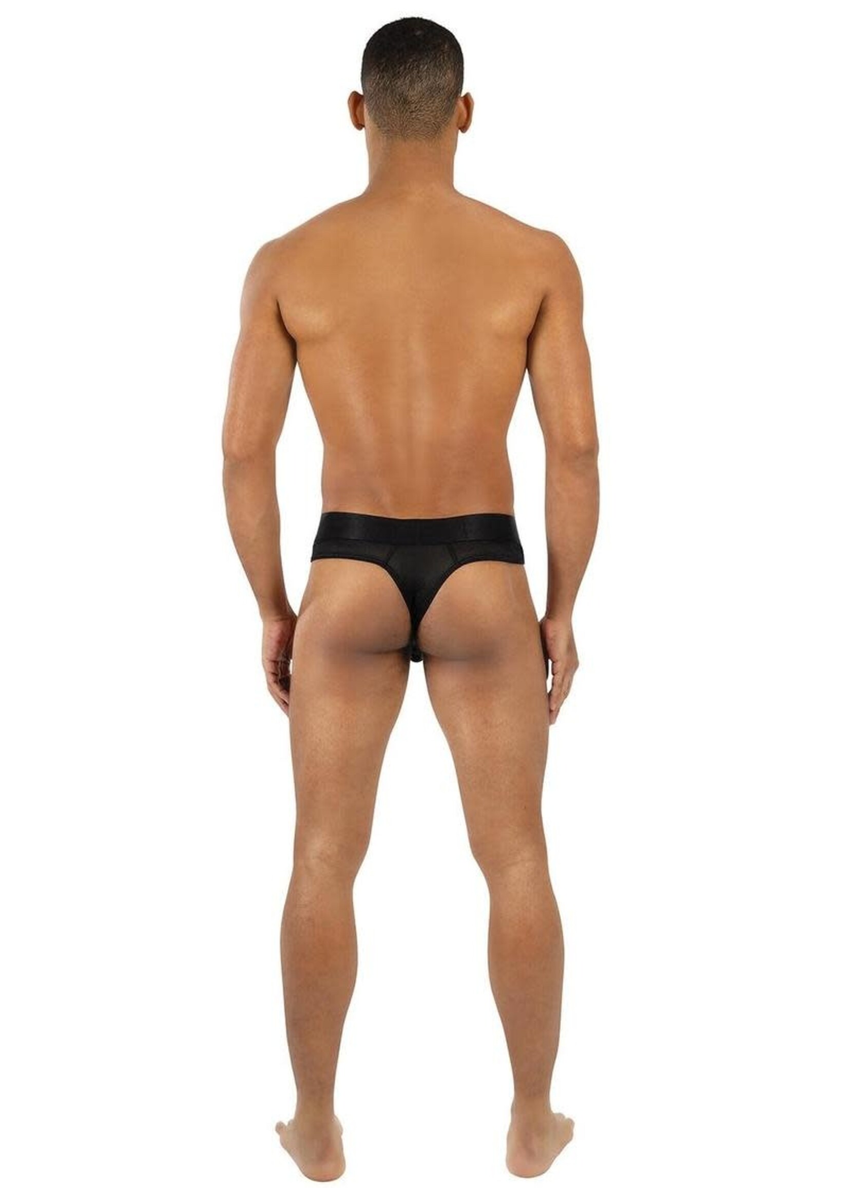 Envy Envy Midnight Athletics Thong Black