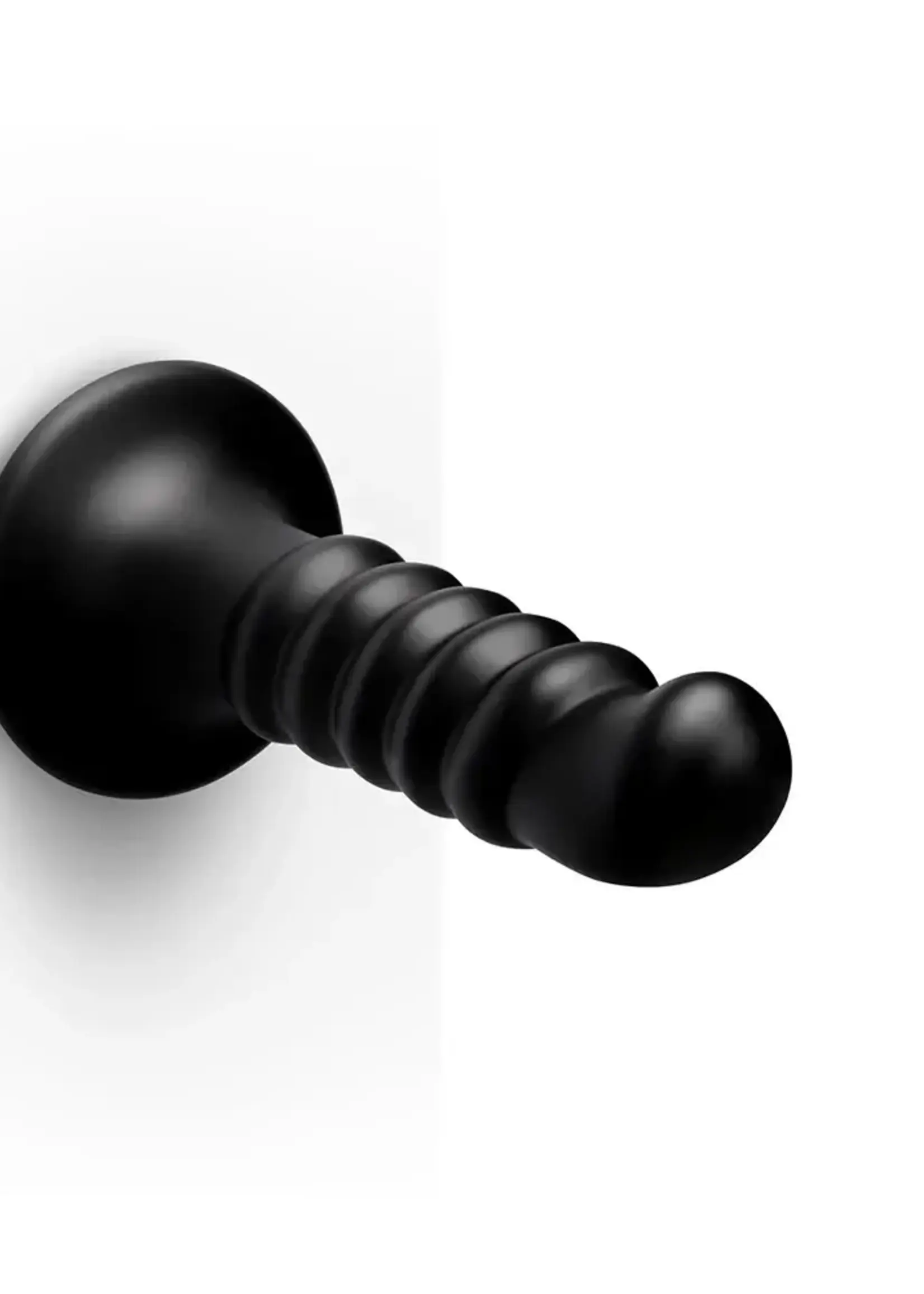 B-Vibe b-Vibe Krush 9.5" Curved & Ribbed Dildo w/Suction Cup