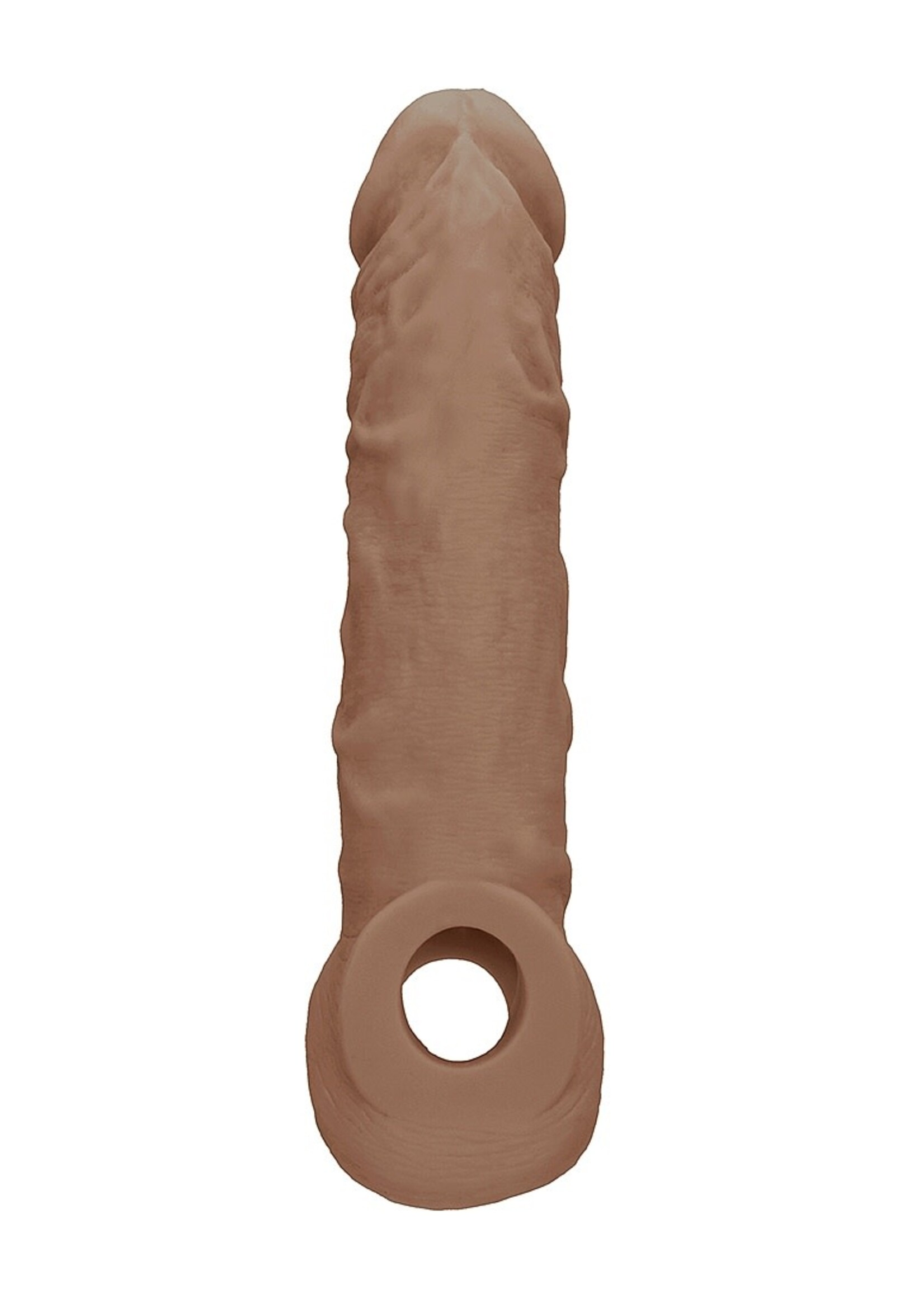 Shots RealRock RealRock Realistic Penis Sleeve 8in