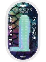 HOTT PRODUCTS Monster Romance Sultan's Silicone Sleeve - Blue/Purple