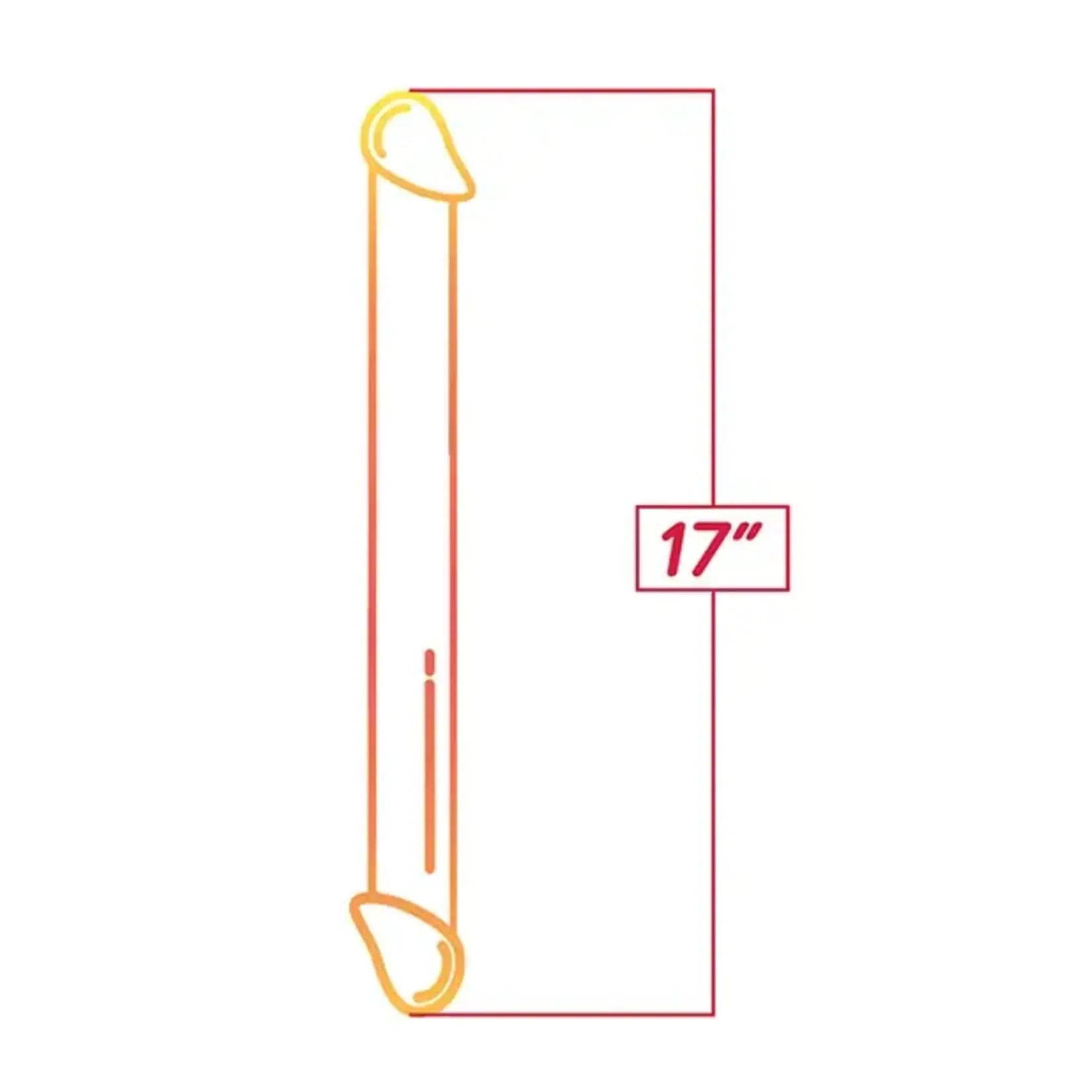 Icon Brands Shades Jelly TPR Gradient Double Dong - Pink/Yellow