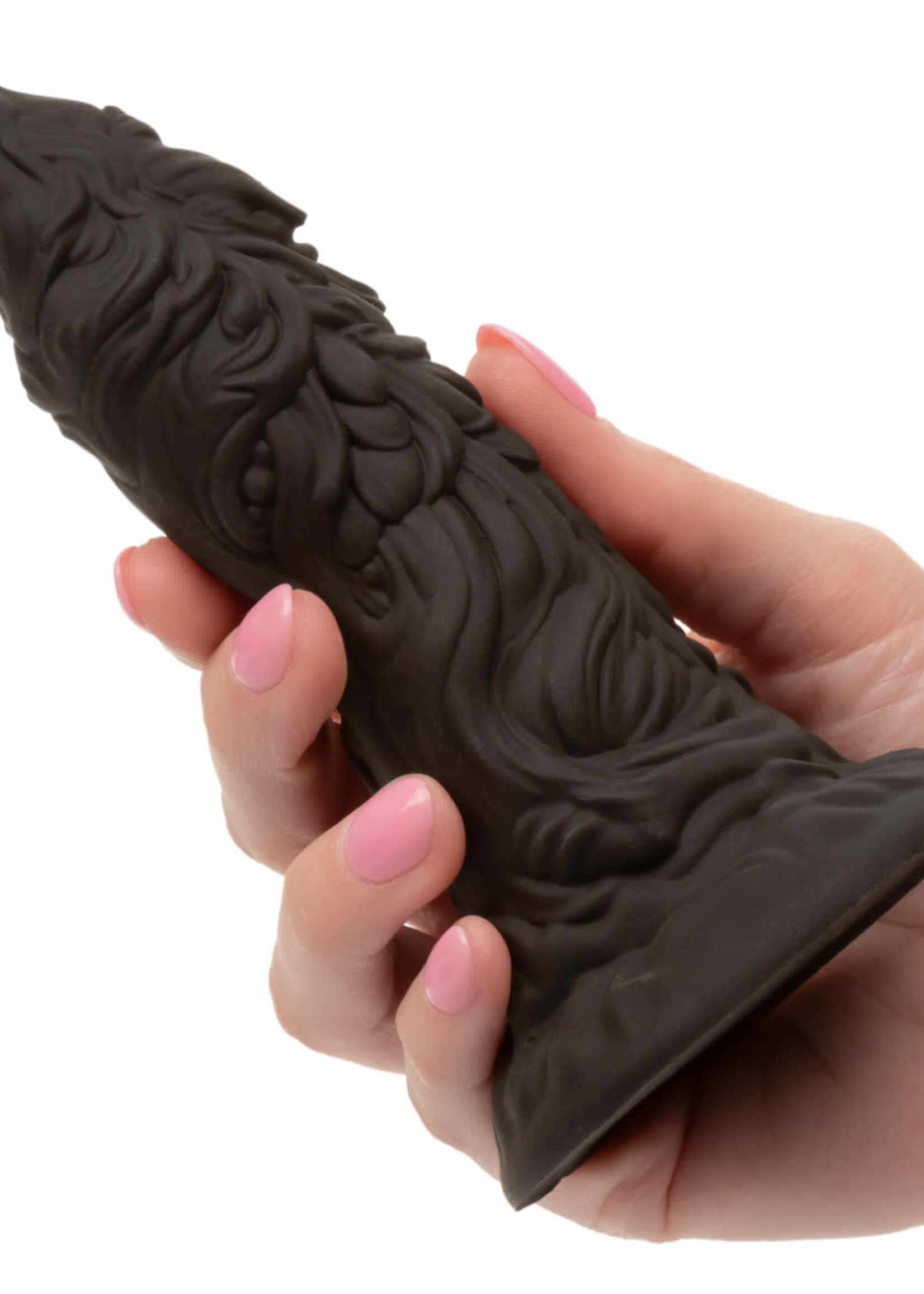 Calexotics Monster Dong The Werewolf Silicone Dildo 9in - Black
