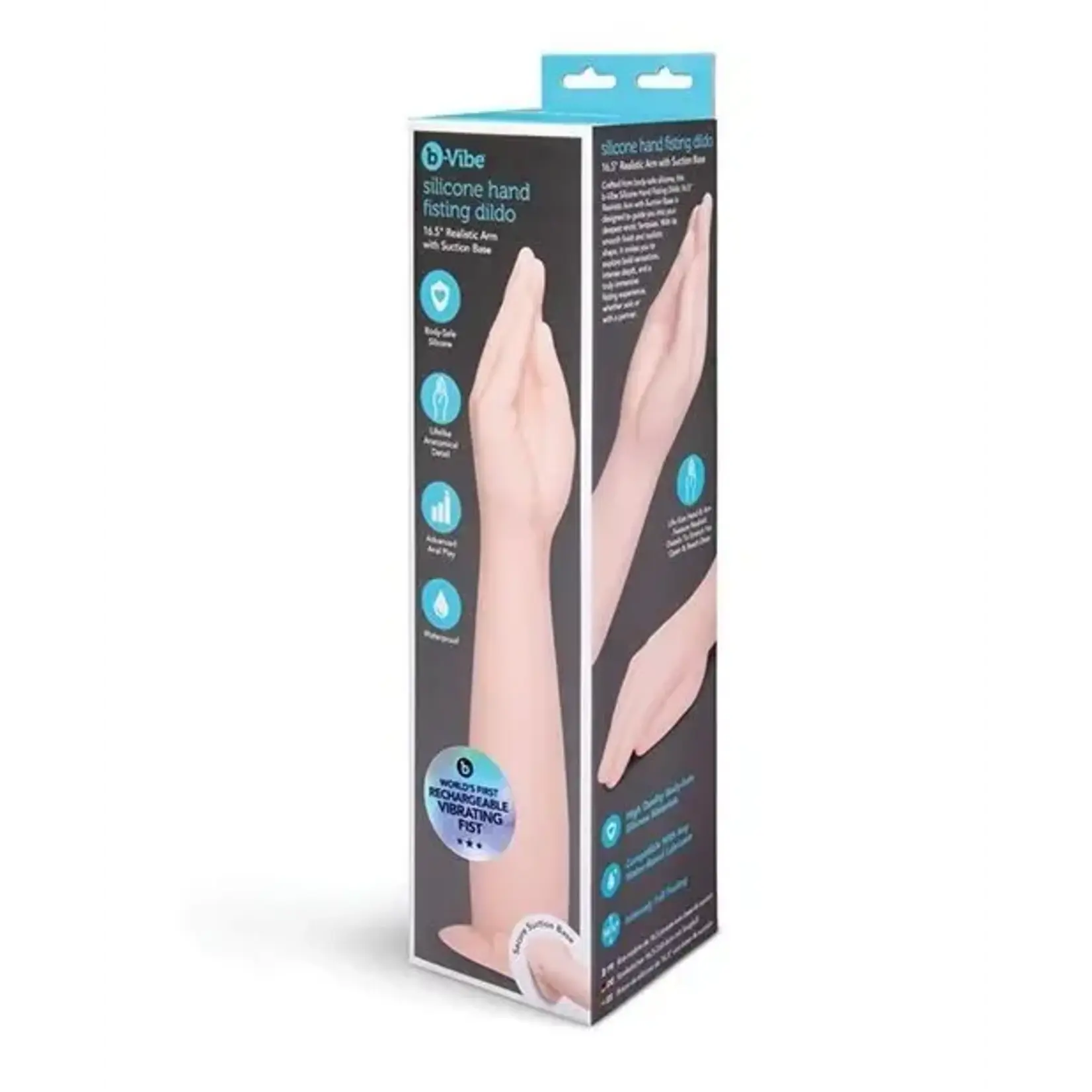 B-Vibe B-Vibe Silicone Hand Fisting Dildo - Vanilla