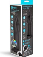 B-Vibe B-Vibe Vibrating Silicone Fisting Dildo - Chocolate