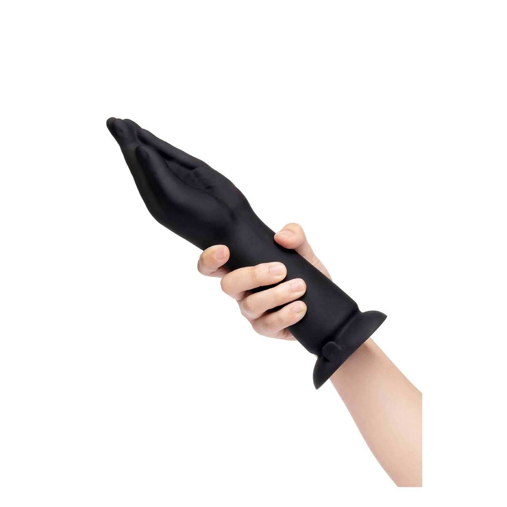 B-Vibe B-Vibe Vibrating Silicone Fisting Dildo - Chocolate