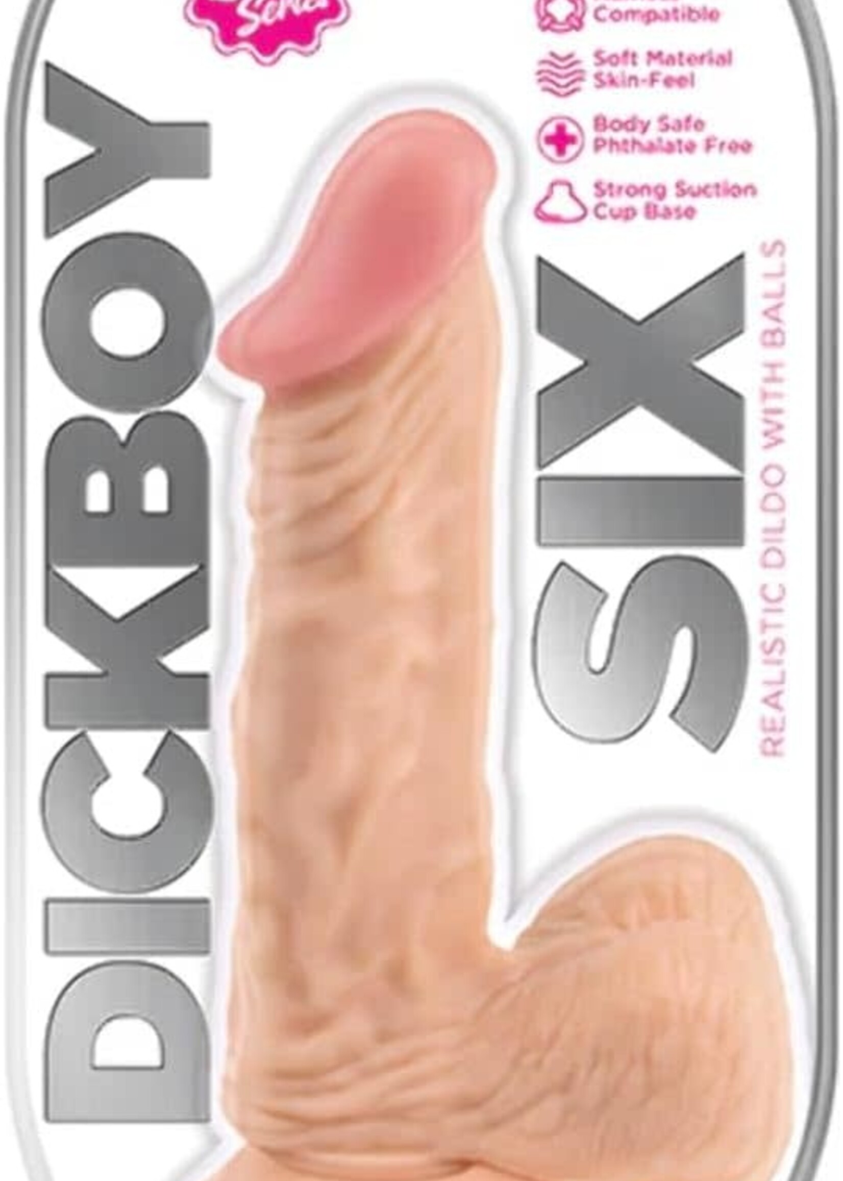 HOTT PRODUCTS Dick Boy 6 Inch Dildo - Flesh