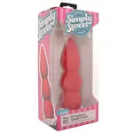 Simply Sweet Strawberry Sweet Cream Premium Silicone Dildo