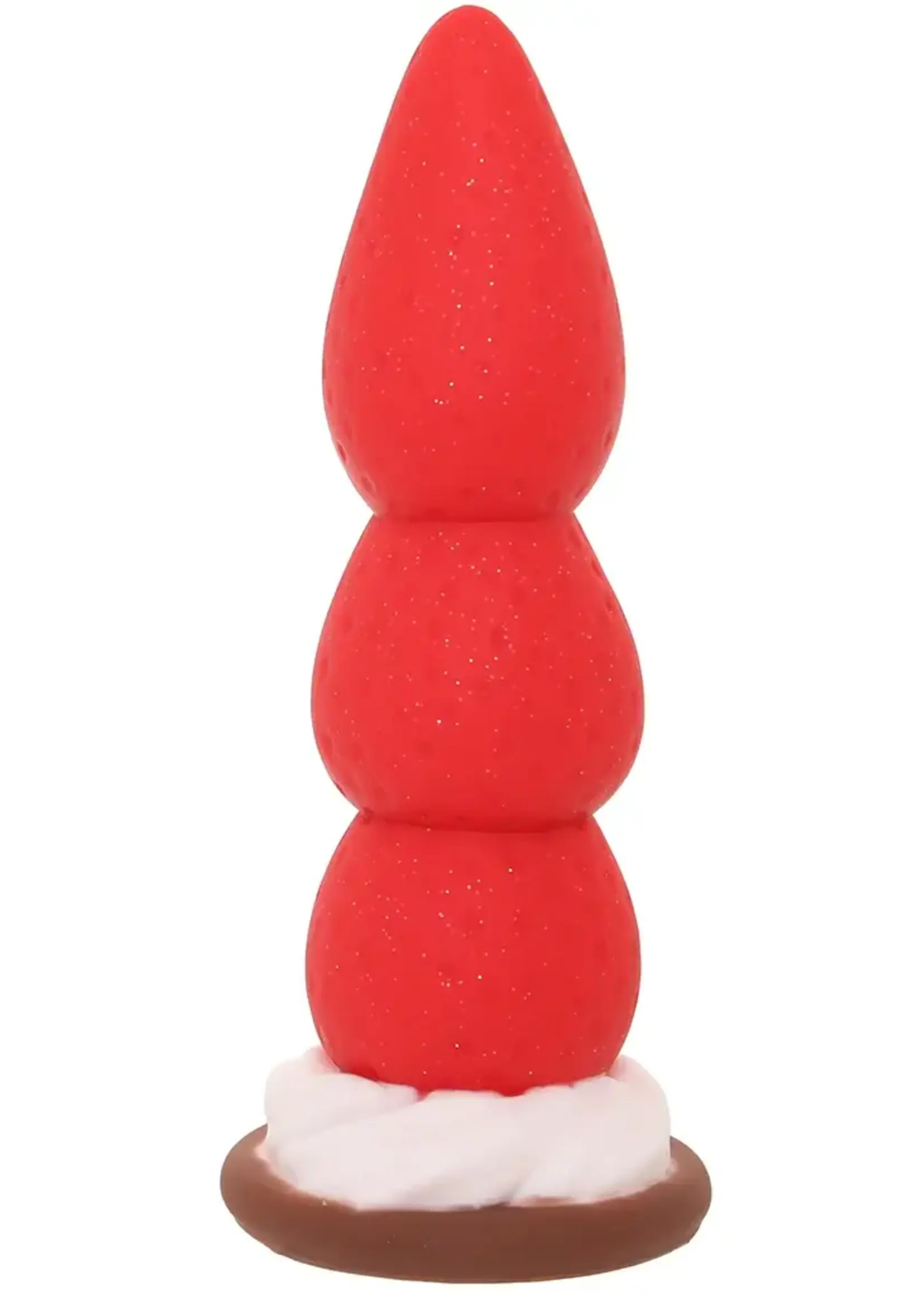 Simply Sweet Strawberry Sweet Cream Premium Silicone Dildo