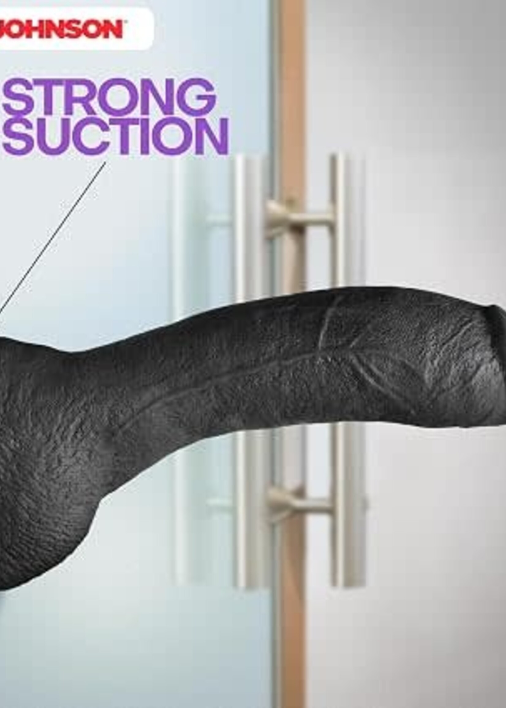 Doc Johnson Merci The Perfect P-Spot Cock 9.5" With Removable Vac-U-Lock Suction Cup Ultraskyn Black