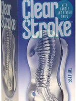 Icon Brands The 9's - Clear Stroke Twister Masturbator 5.25in - Clear