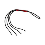 Prowler Prowler RED Heavy Duty Flogger - Black/Red