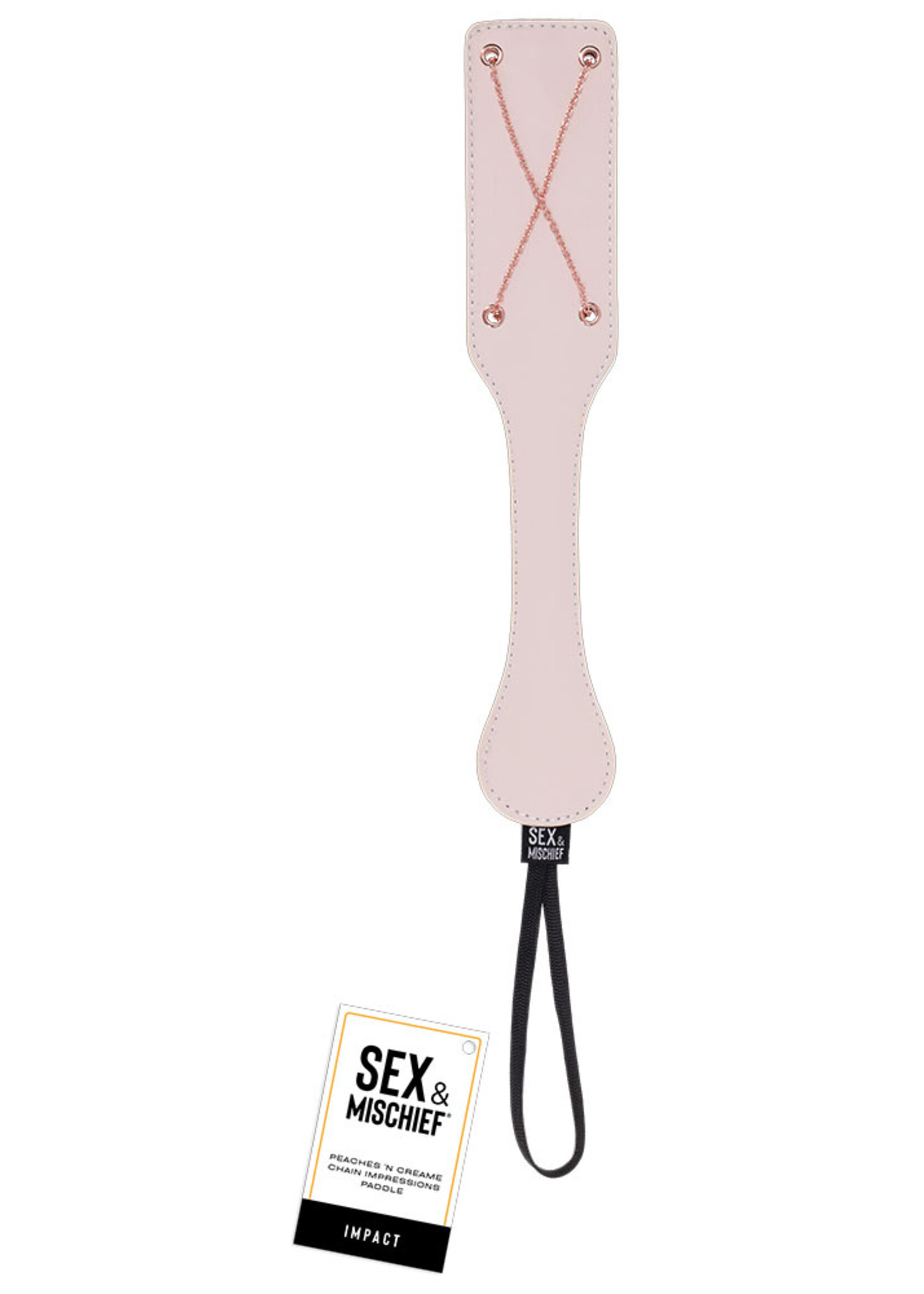Sportsheets Peaches 'N CreaMe Chain Impressions Paddle