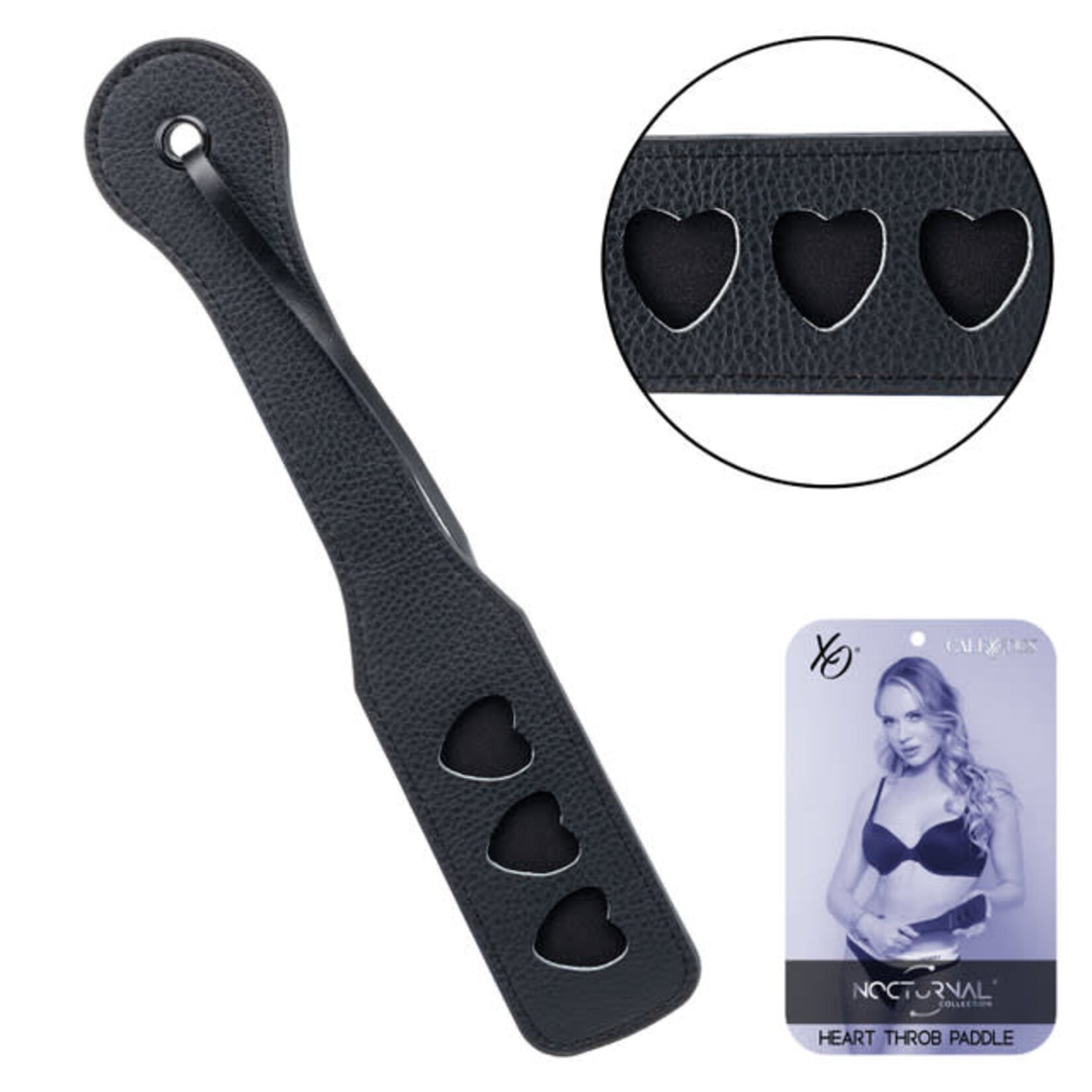 Calexotics Nocturnal Collection Heart Throb Paddle - Black