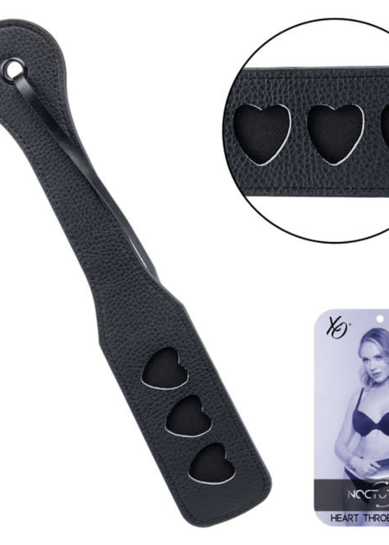 Calexotics Nocturnal Collection Heart Throb Paddle - Black