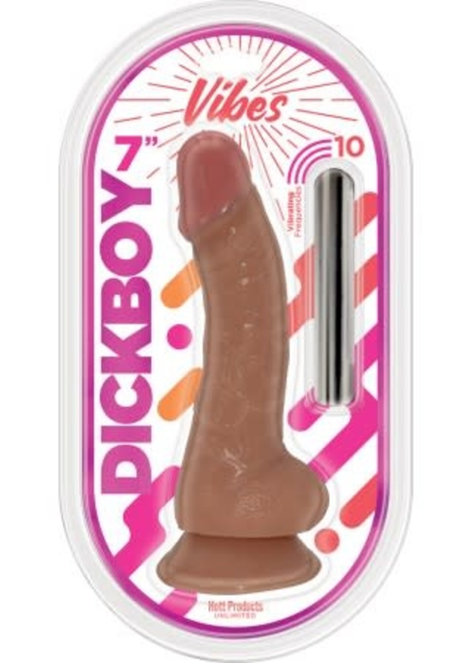 HOTT PRODUCTS Dickboy Vibes w/ Multi-Speed Rechargeable Bullet