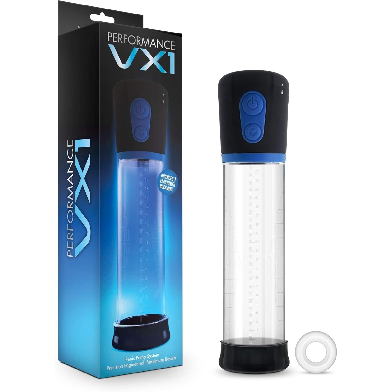 Blush Novelties Precision Vx1 Motorized Male Enhancement Penis Pump