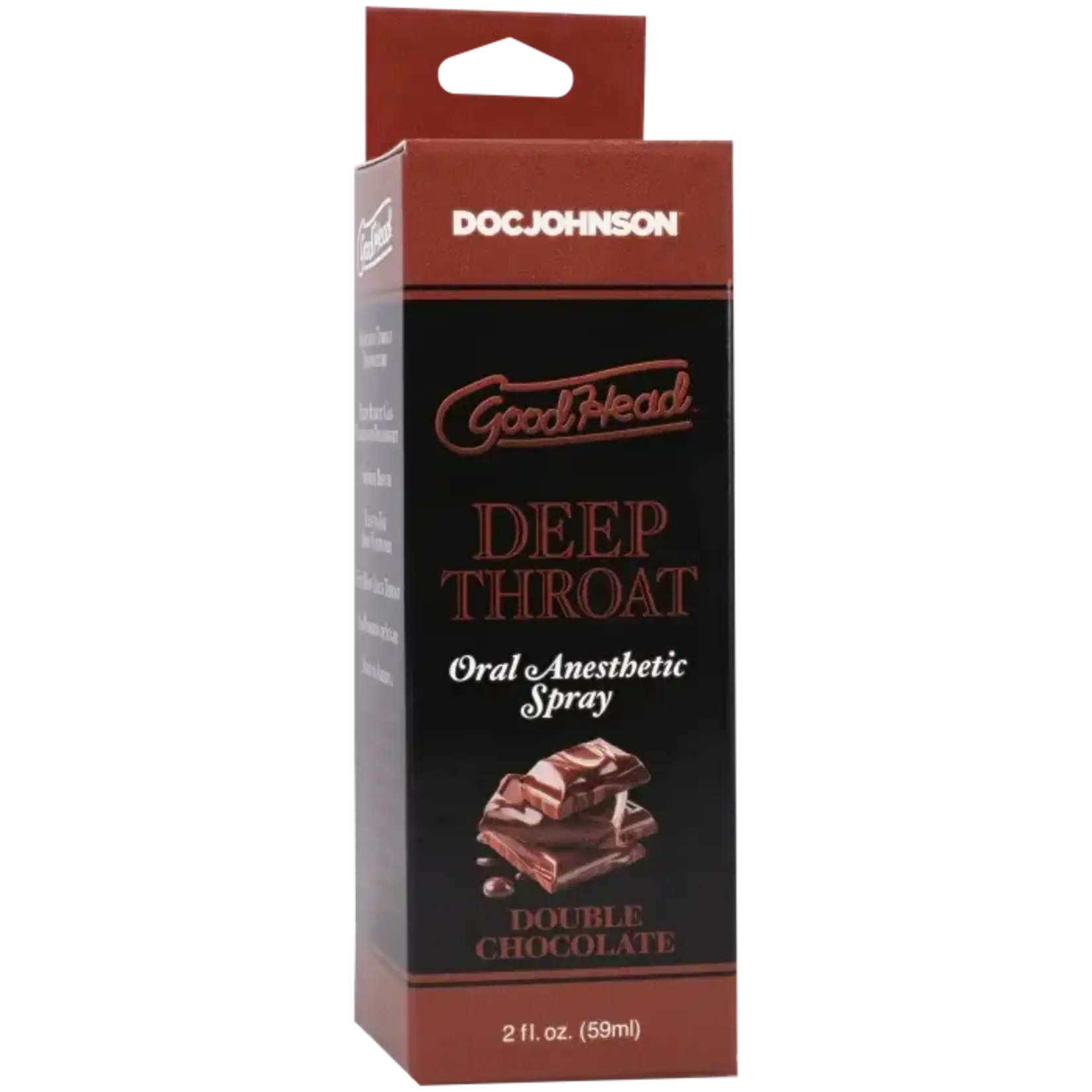 Doc Johnson Goodhead - Deep Throat Spray - Double Chocolate - 2 Fl. Oz.