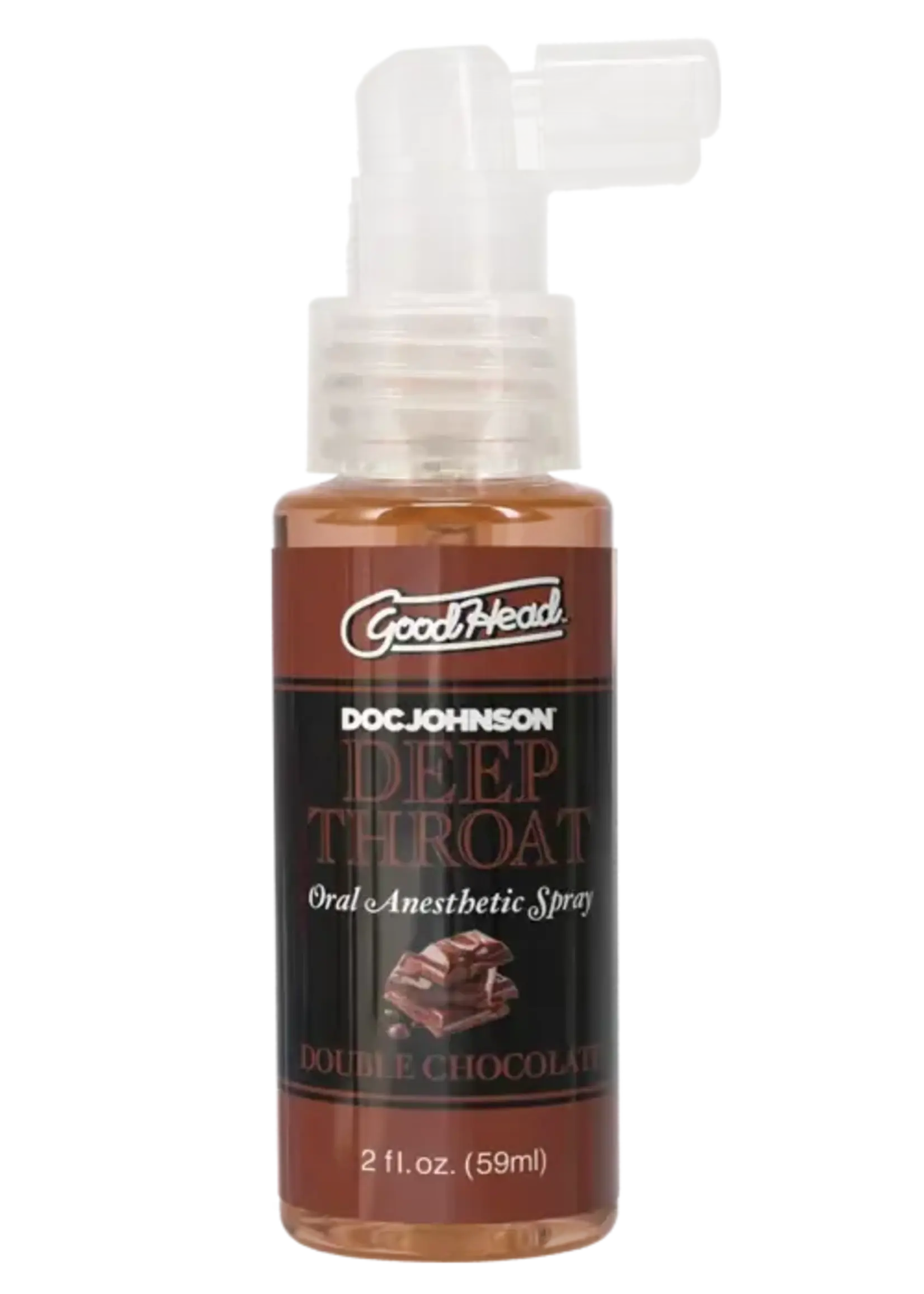 Doc Johnson Goodhead - Deep Throat Spray - Double Chocolate - 2 Fl. Oz.