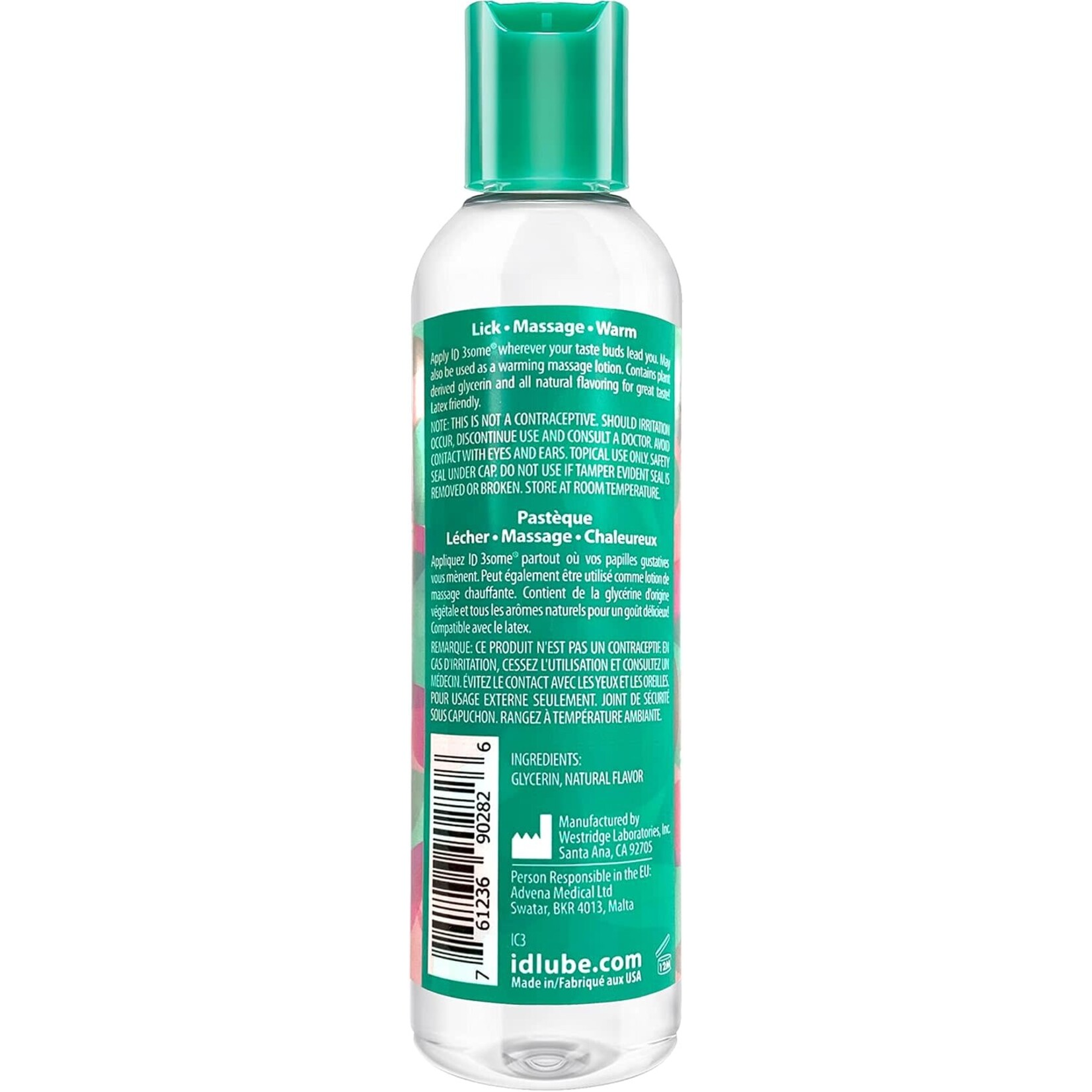 ID Lubricants 3some 3-in-1 Lubricant - 4 Fl. Oz.