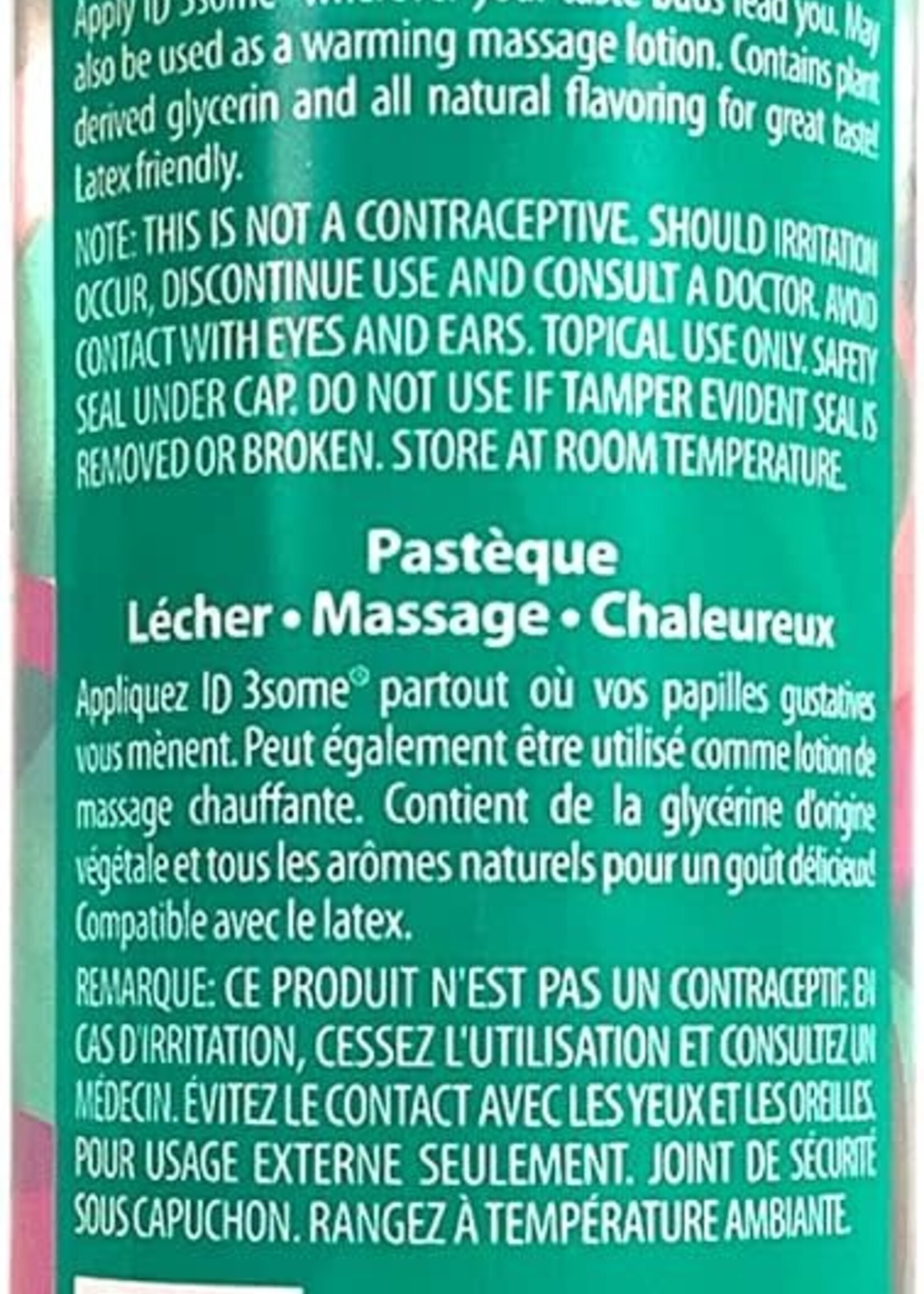 ID Lubricants 3some 3-in-1 Lubricant - 4 Fl. Oz.