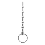 Electric Novelties 4.5" Stainless Steel Beaded Urethral Sound