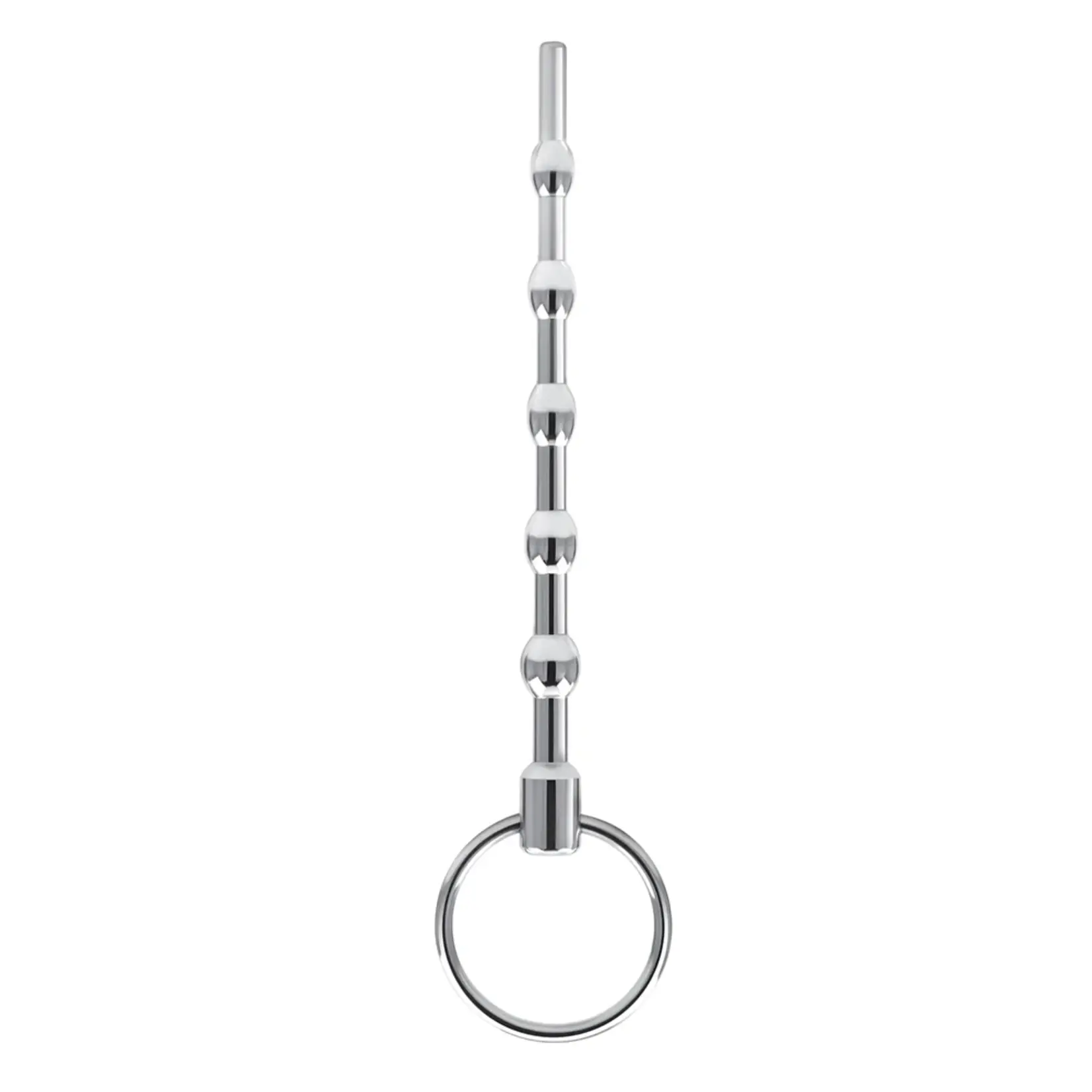 Electric Novelties 4.5" Stainless Steel Beaded Urethral Sound