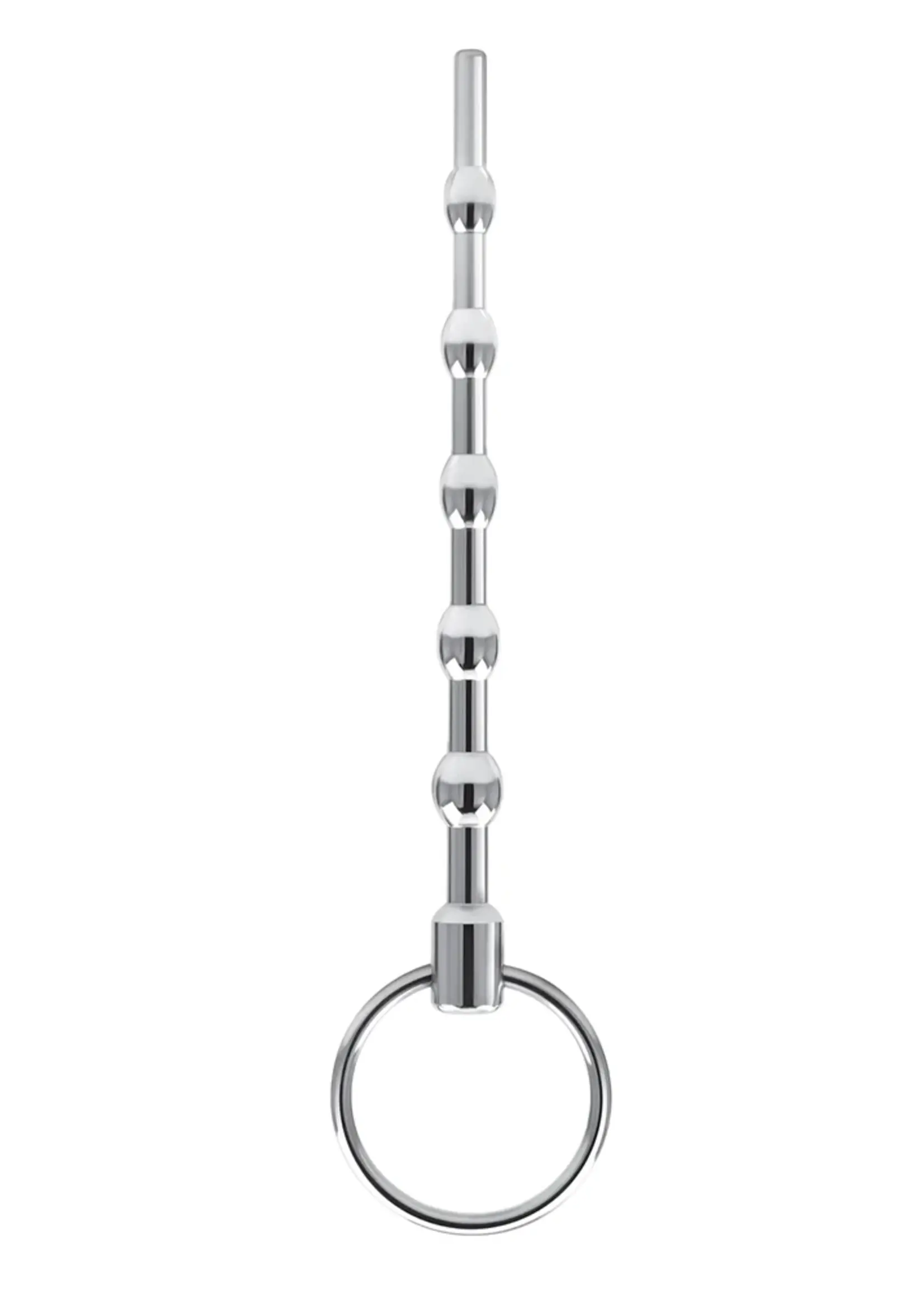 Electric Novelties 4.5" Stainless Steel Beaded Urethral Sound