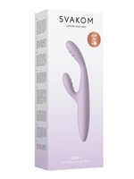Svakom Svakom CICI Plus 2 Rechargeable Silicone App Controlled G-Spot Warming Vibrator - Lavender
