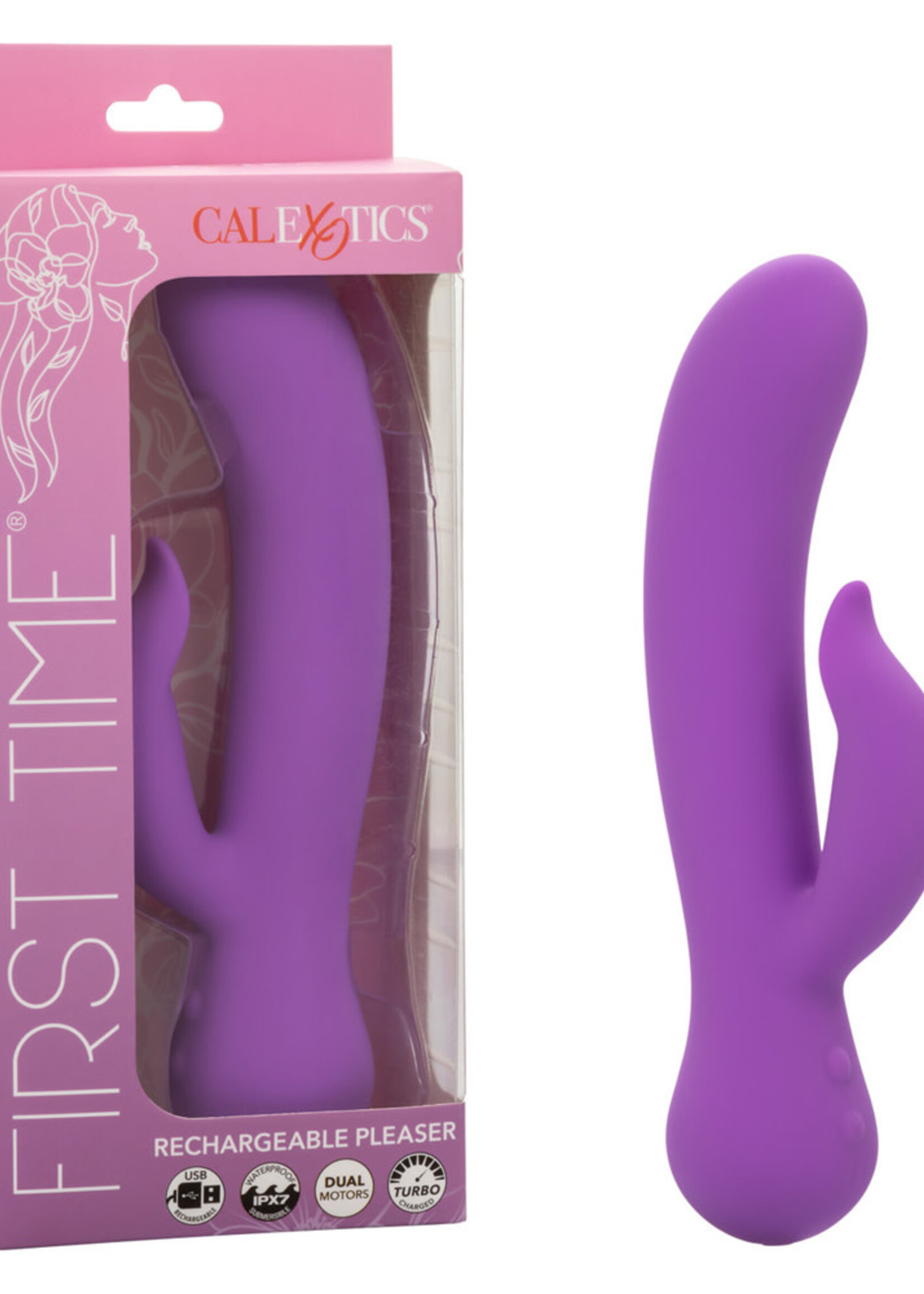 Calexotics First Time Rechargeable Pleaser - Purple