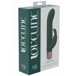 Shots Loveline LoveLine Devotion Silicone Rechargeable 10 Speed Mini Rabbit - Forest Green