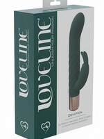 Shots Loveline LoveLine Devotion Silicone Rechargeable 10 Speed Mini Rabbit - Forest Green