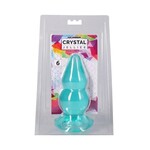 Doc Johnson Crystal Jellies - Double Pop Plug - 6 Inch