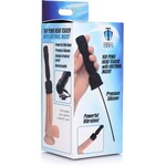 XR Brands Trinity Vibes 16x Penis Head Teaser With Urethral Sound - Black