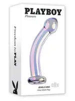 Evolved Novelties Playboy Jewels King Glass Probe - Purple