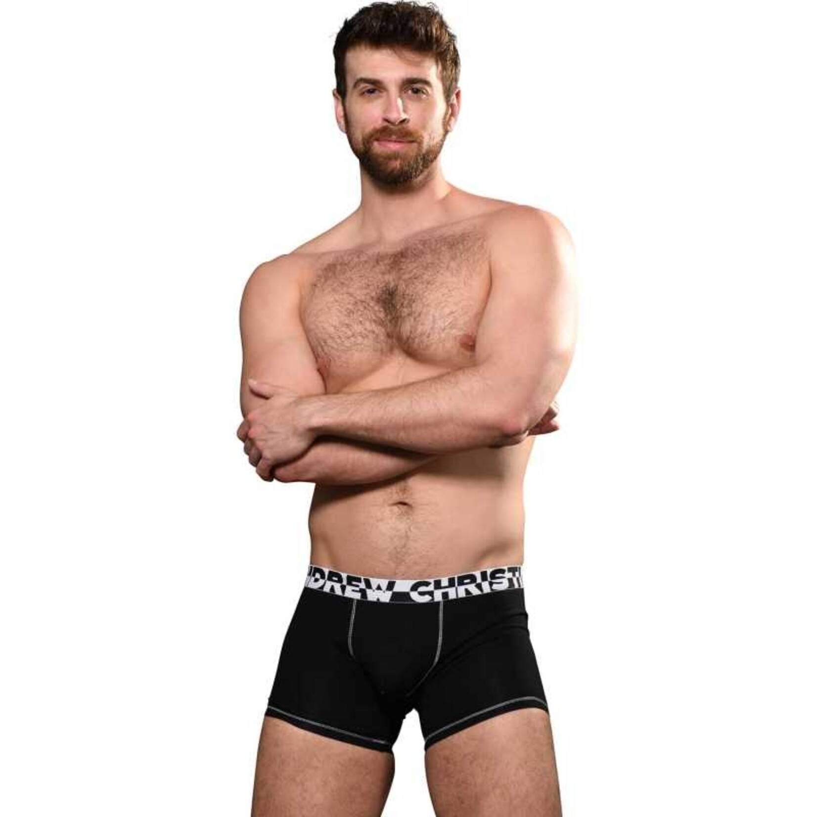 Andrew Christian ALMOST NAKED® Hang-Free Boxer BLACK Small