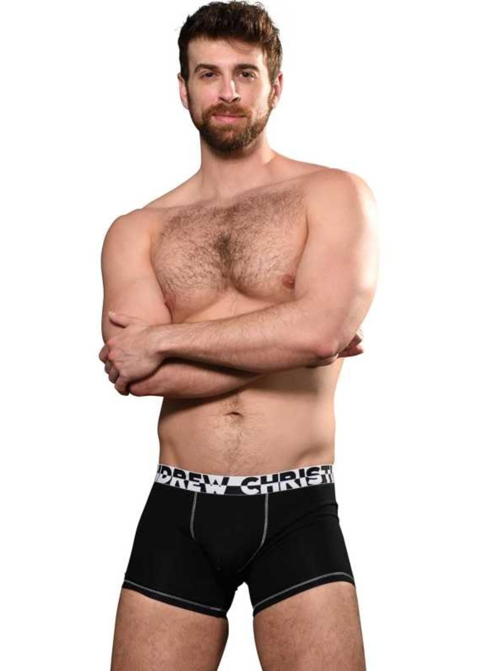 Andrew Christian ALMOST NAKED® Hang-Free Boxer BLACK Small