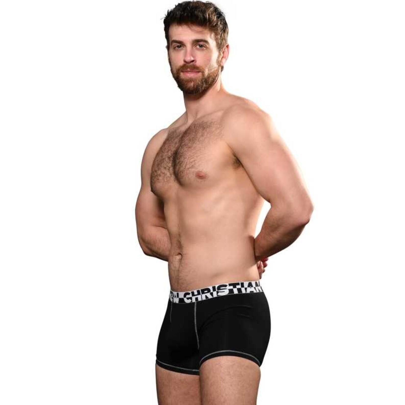 Andrew Christian ALMOST NAKED® Hang-Free Boxer BLACK Small