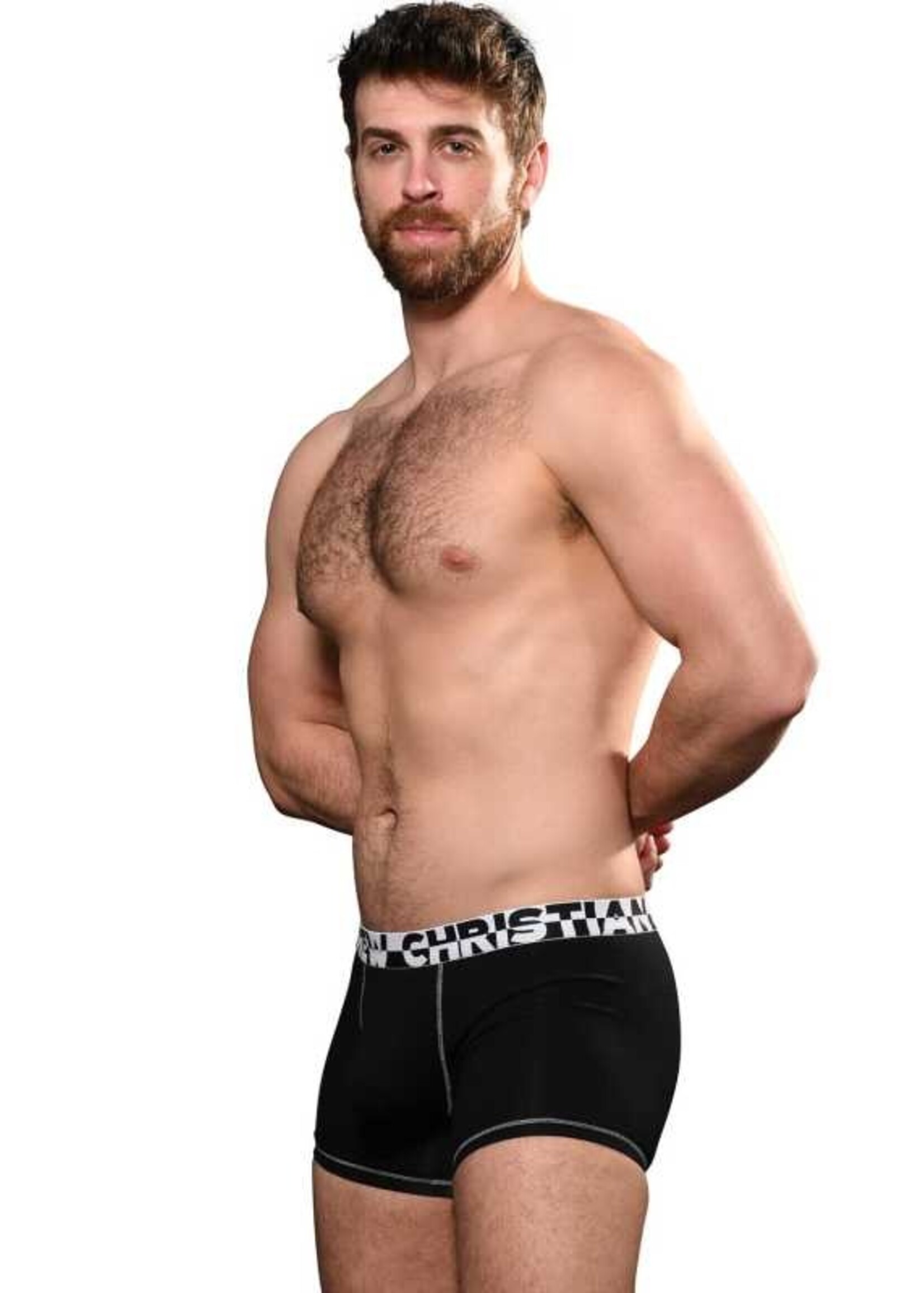 Andrew Christian ALMOST NAKED® Hang-Free Boxer BLACK Small