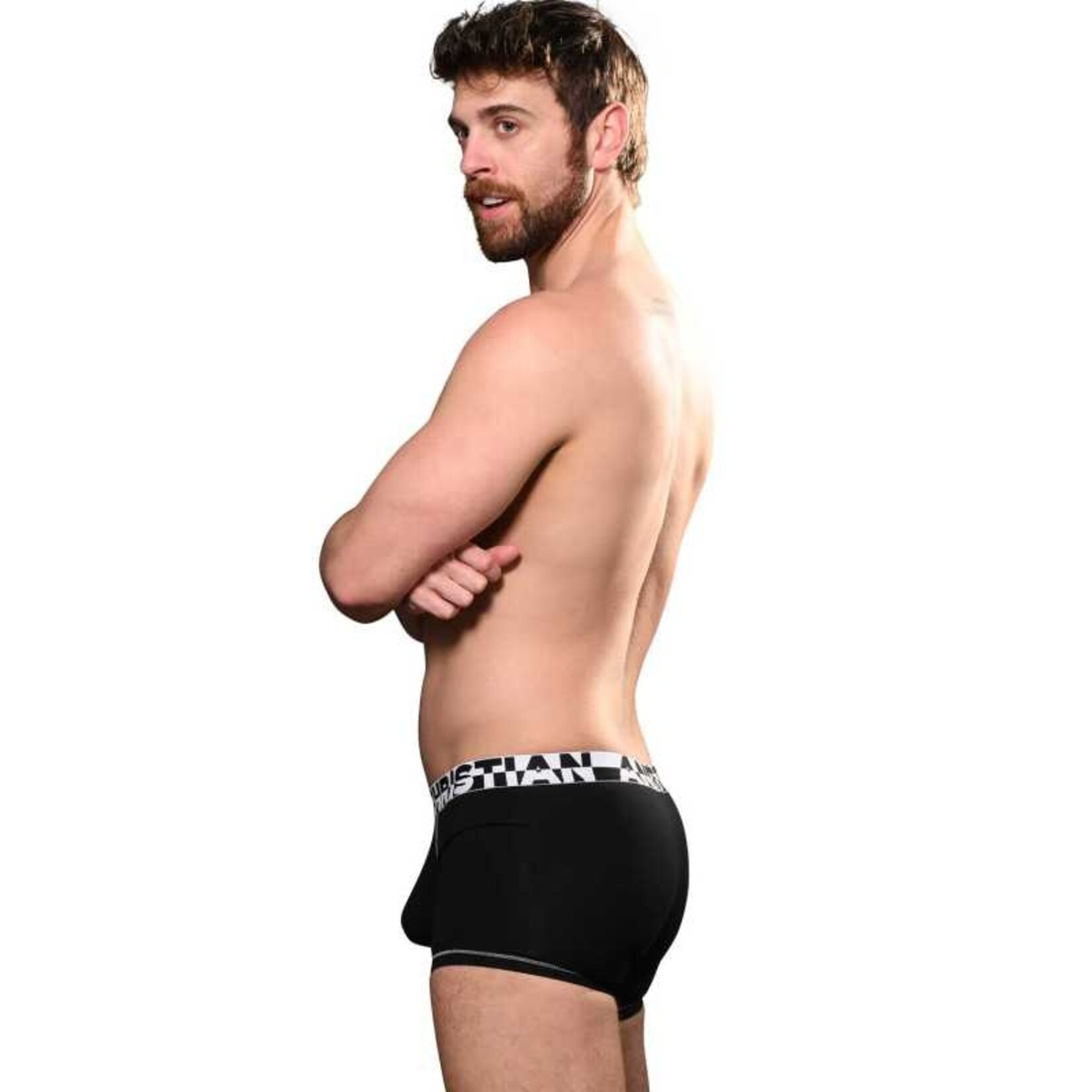 Andrew Christian ALMOST NAKED® Hang-Free Boxer BLACK Small