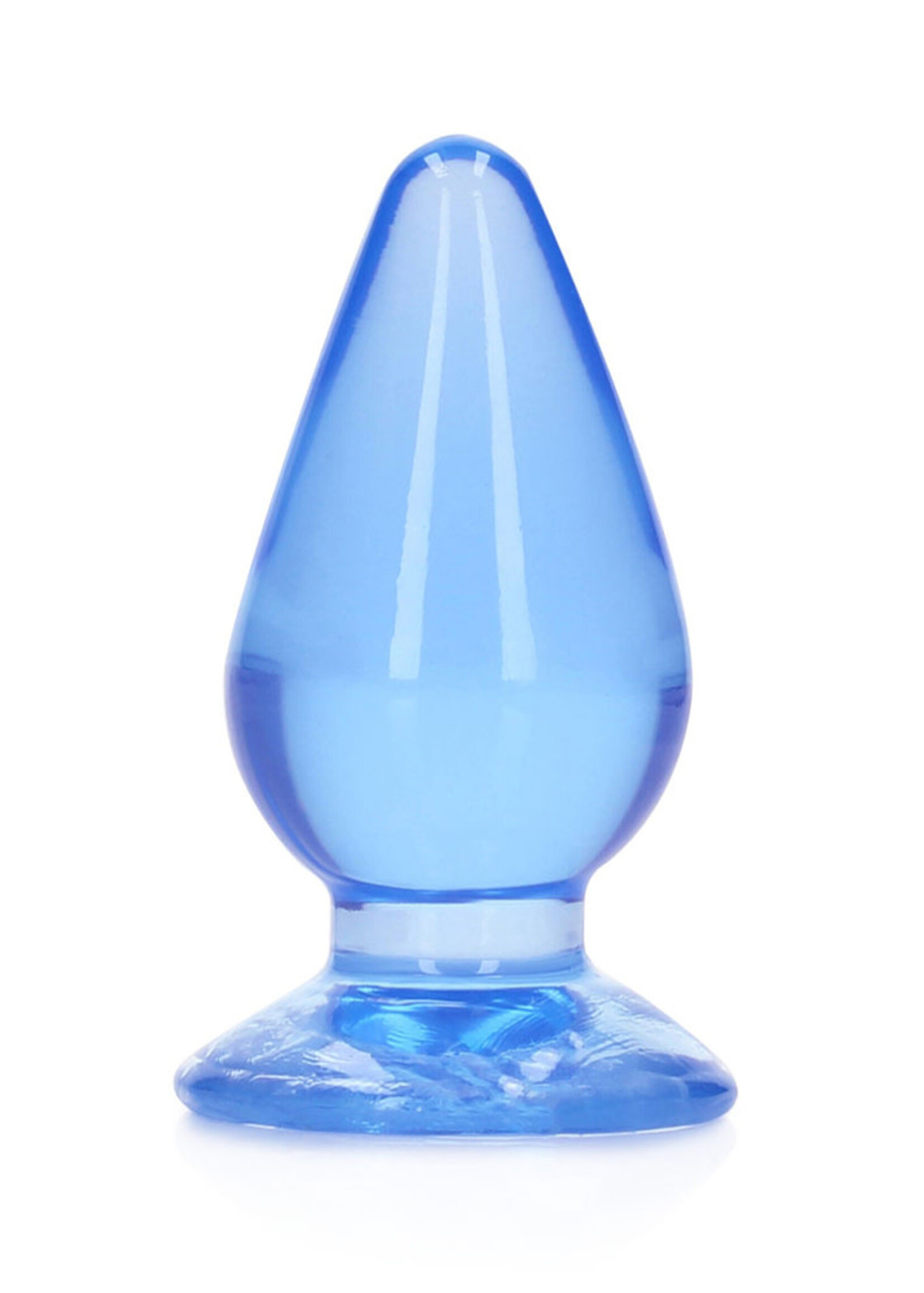 Shots RealRock Realrock Crystal Clear Anal Plug 4.5''
