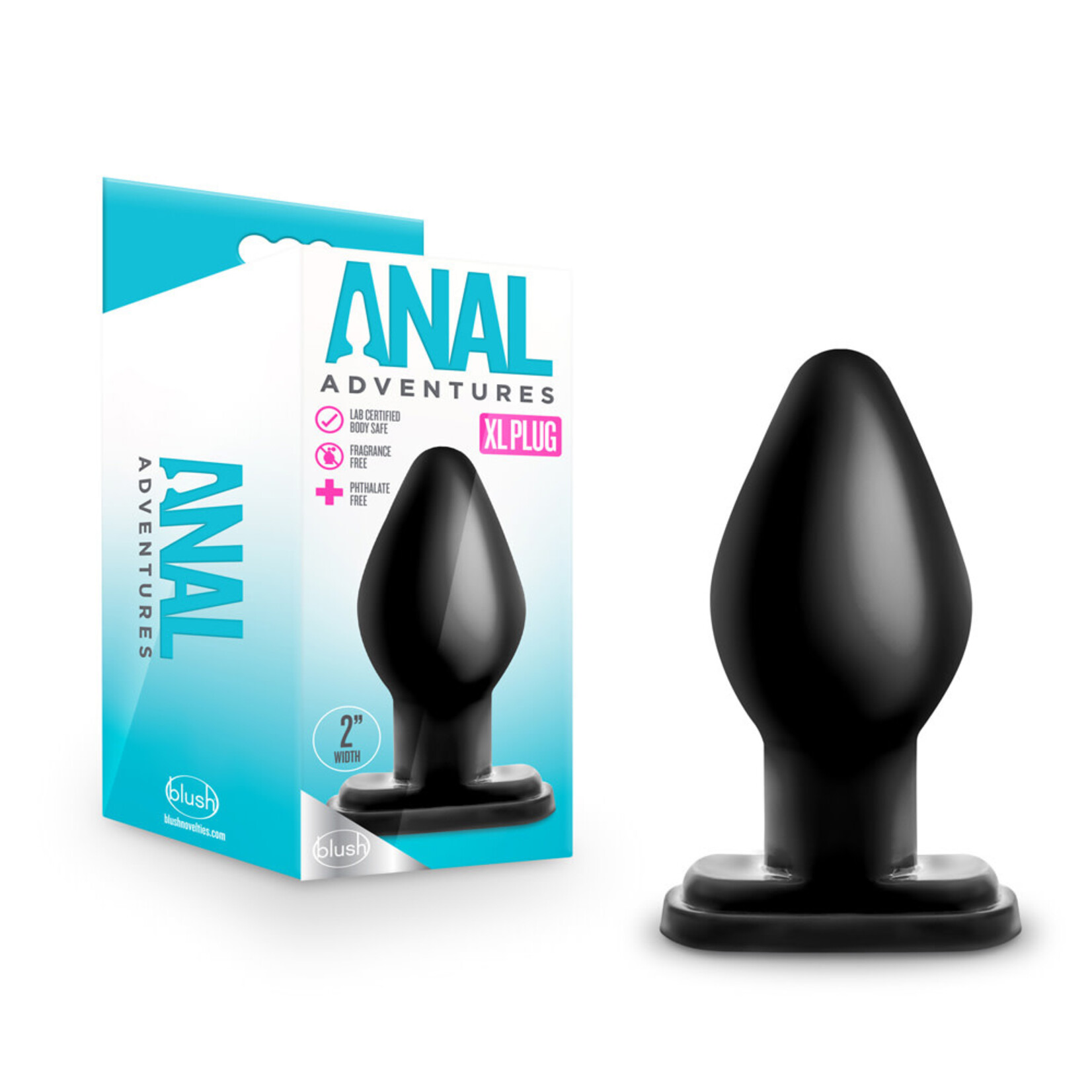 Blush Novelties Anal Adventures XL Plug Black