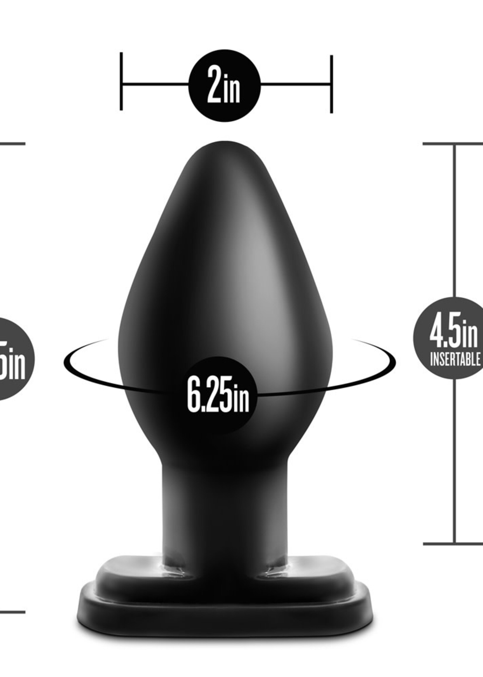 Blush Novelties Anal Adventures XL Plug Black