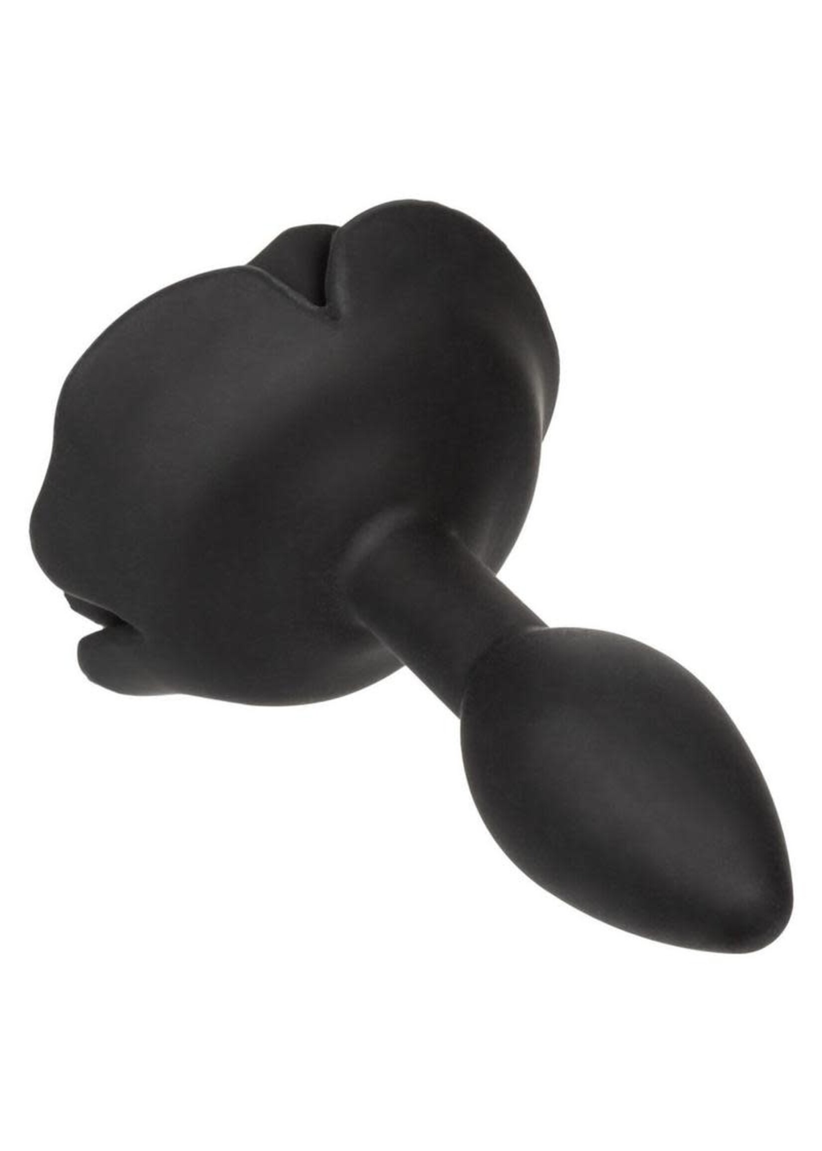 Calexotics Forbidden Rose Silicone Anal Plug - Small - Black