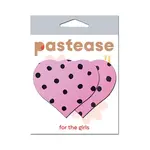 Pastease Pastease Heart w/Polka Dot - Pink/Black O/S