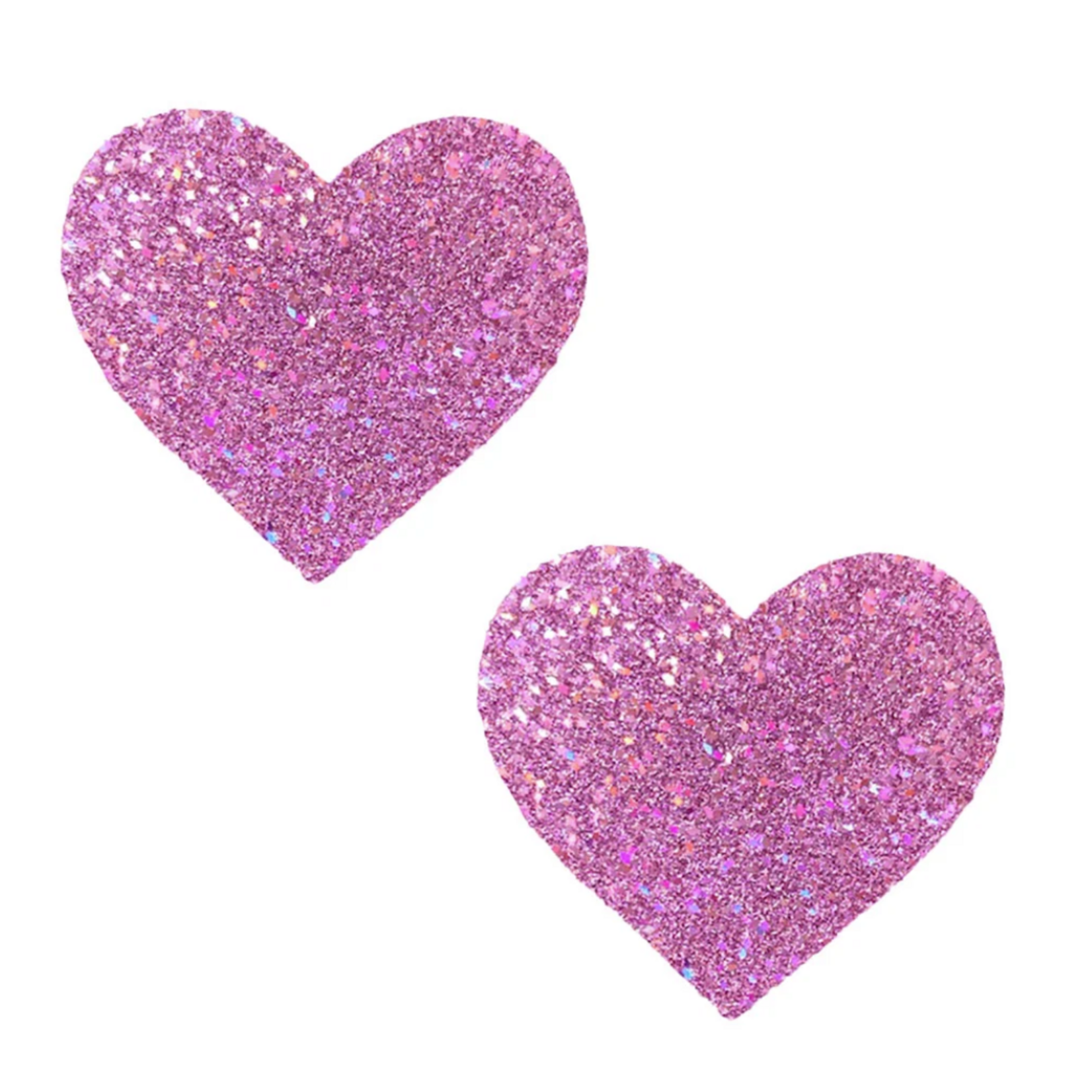 Neva Nude Pegasus Kisses Iridescent Pink Glitter I Heart U Nipztix Pasties