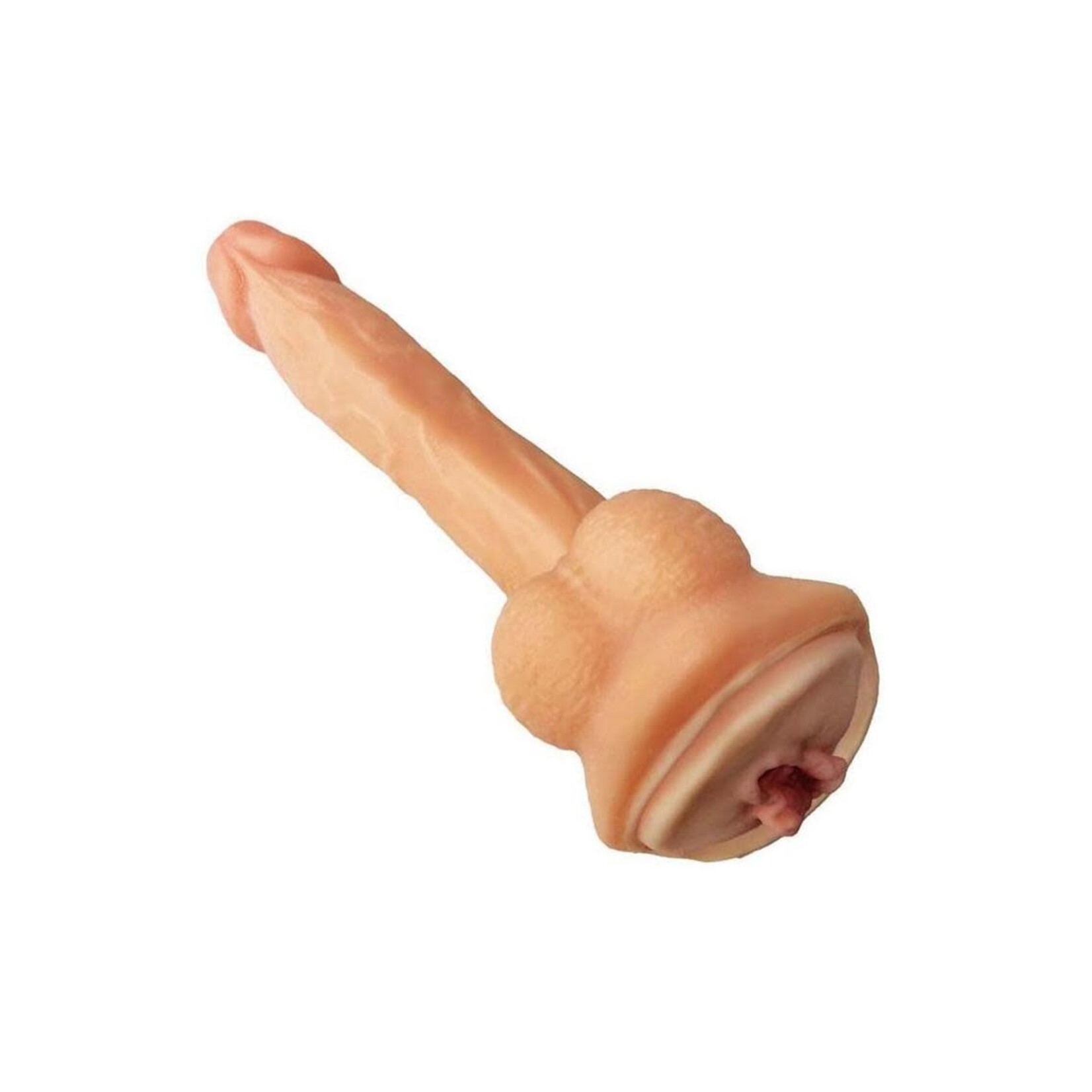 NassToys Always Horny Masturbator Tight Pussy & Huge Cock - Vanilla