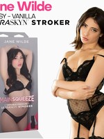 Doc Johnson Main Squeeze Jane Wilde Ultraskyn Masturbator - Pussy - Vanilla