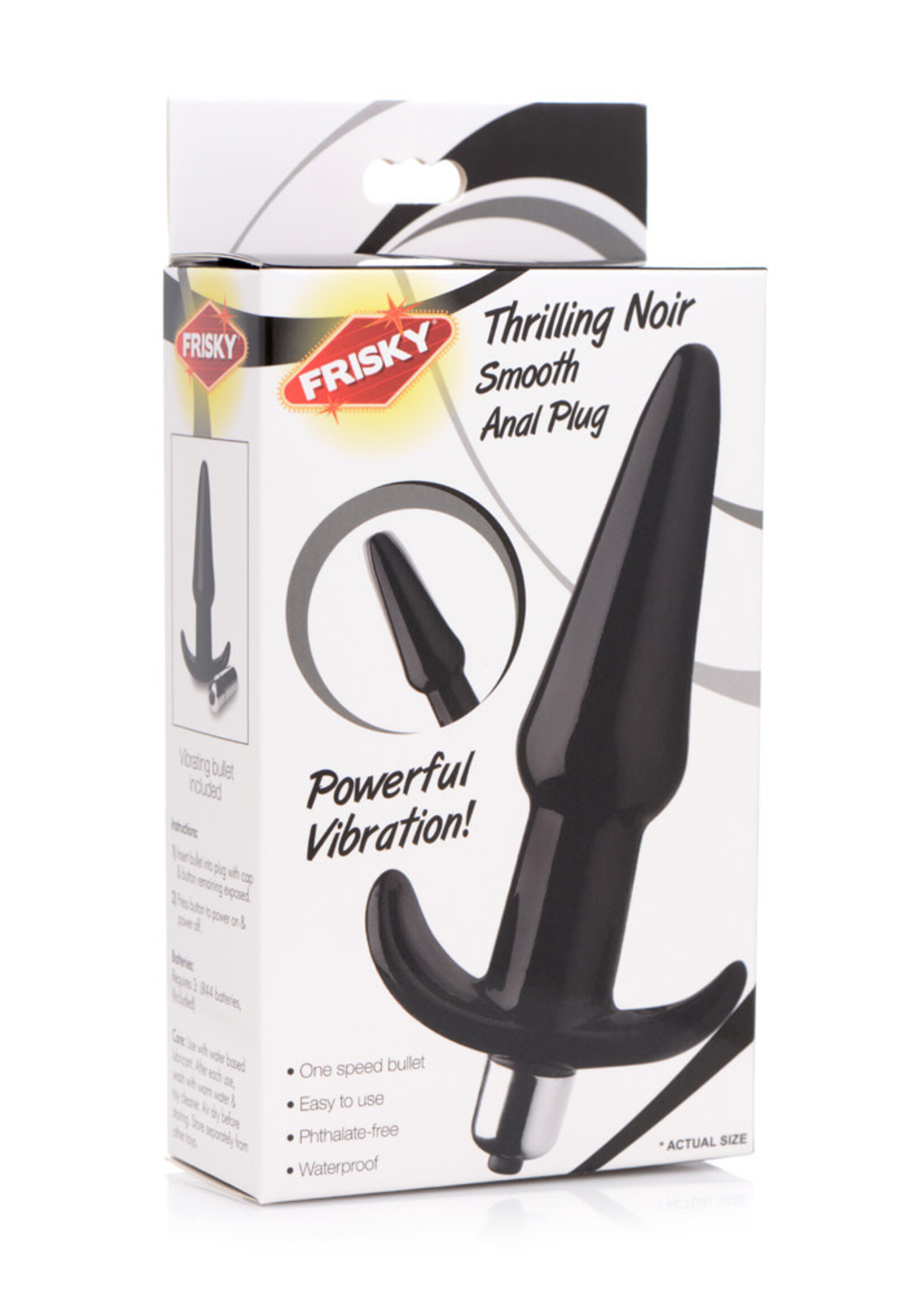 XR Brands Frisky Frisky Thrilling Smooth Anal Plug